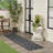 Foundry Select Versatile Diamond Charcoal/Black Indoor/Outdoor Area Rug-734407109
