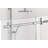 Vinesse 57" W x 76" H Frameless Shower Door-15662722-15662724