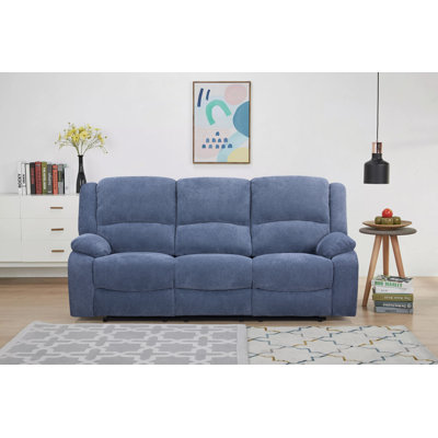 Roundhill Furniture Blitz Transitional Manual Reclining Sofa