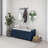 Storage Bench With 3 Shutter-Shaped Doors, Shoe Bench With Removable Cushion And Hidden Storage Space-791716171