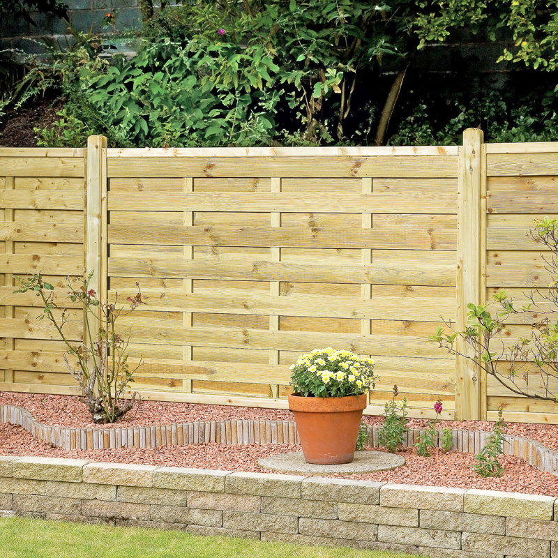 Grange Elite Esprit 1.2 m Square Fence Panel, 120H x 180W x 4D cm