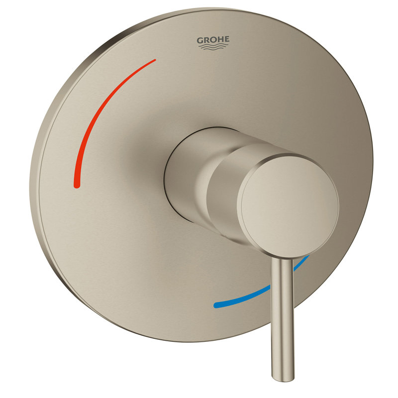 Concetto™ Soft Single Handle Shower Faucet Trim Only, Brushed Nickel Infinity