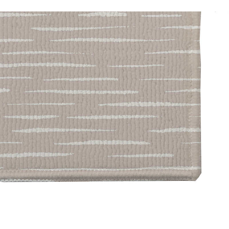 Paillasson d'extérieur Lak, L 21 po x L 34 po, Taupe