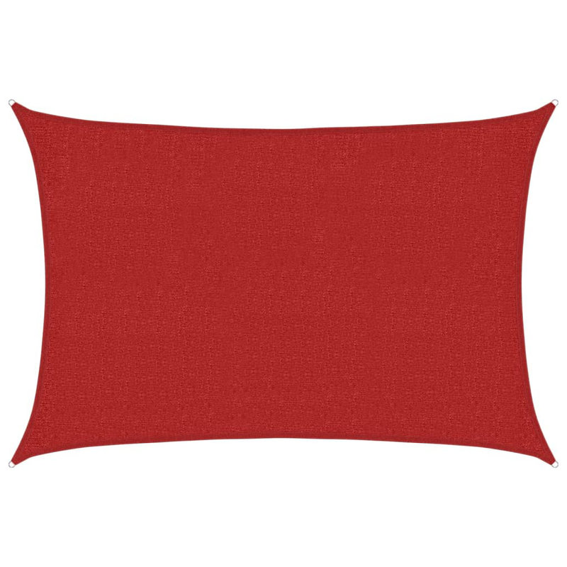 Dakota Fields 450cm W x 350cm D Plastic Cover Retractable Freestanding Awning, Red, 250cm W x 200cm D