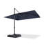 Parasol en porte-à-faux rectangulaire 120 po x 156 po avec base et rotation à 360 degrés Delly-1727230621