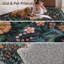 Tapis floral lavable en machine avec envers antidérapant Guston-51273239-51977672-52131639