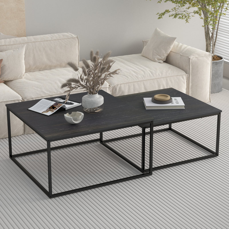 Wymore Nesting Coffee Table, Black