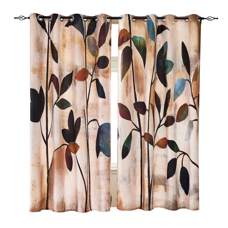Paire de rideaux obscurcissant en polyester Elegant, L 52 po x L 84 po