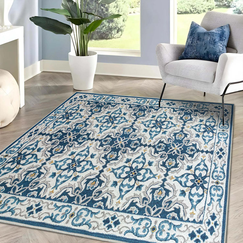 Armilla Abstract Machine Printed Area Rug, Rectangle 40 x 60 cm
