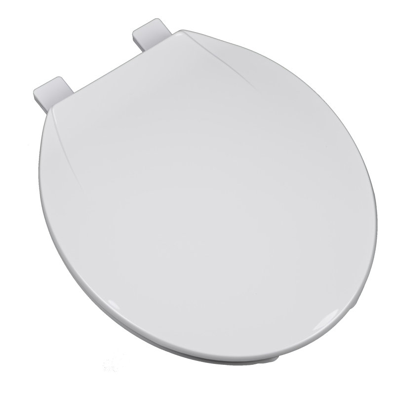 Round Toilet Seat and Lid, White