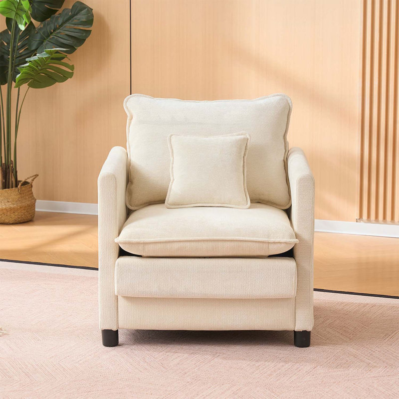 Chaise de salon moderne, Beige