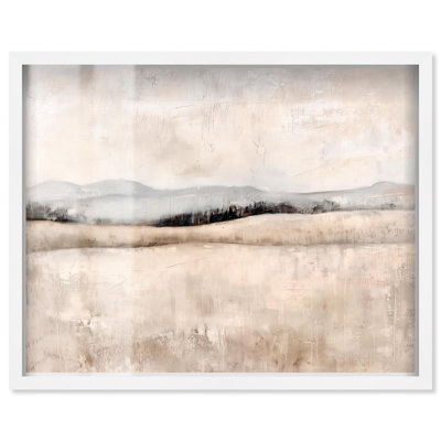 «Distant Hills I Shadowbox Print Landscape Paintings» par Art Remedy