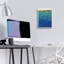  «Island Escape 1» par Laura Gibson, art mural en verre acrylique, 12 po x 16 po