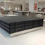 Table basse simple carrée noire