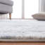 Martha Stewart Abstract Cream/Blue Area Rug-720756474