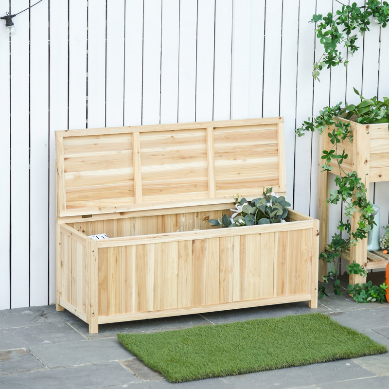 Solid Wood Fir Outdoor Bench