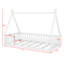 Lit de plancher avec rails et porte, lit de tente avec lattes et clôture-2120107837-2120107836