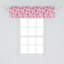 Ensemble de 2 arbres avec cœurs en rose et rose pastel Ambesonne