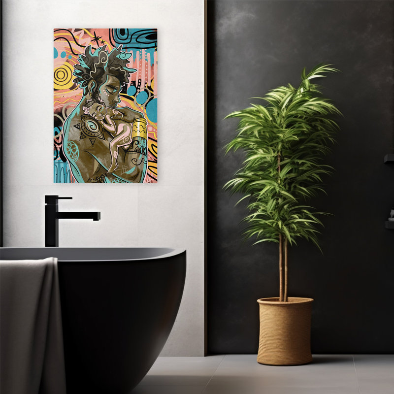 The Brightest - Multicultural Figurative Art, 24" H x 16" W