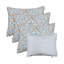 Polyester Damask Quilt with Pillow Shams Included