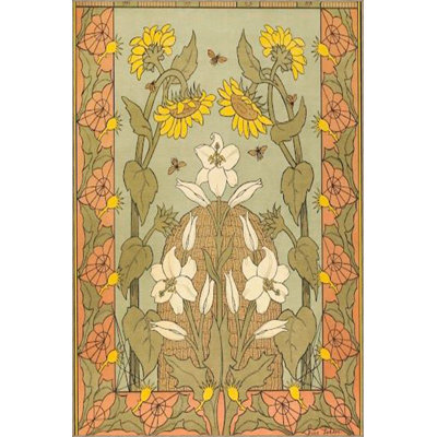 Ivy Patterned Decorative Carpet