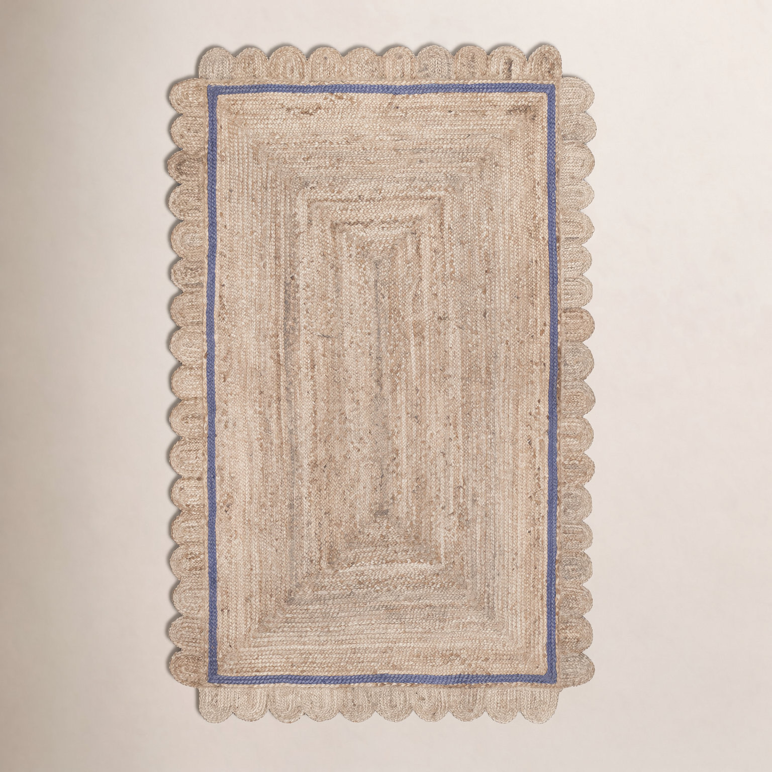 Hand-Braided Jute Rug, Rectangle 8'6" x 11'6"