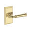 Dunsmoor Privacy Lever with Chamfered 5in Rose in Venetian Bronze-244279869