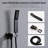Oil-rubbed Bronze Shower With 10" Natural Rainfall Head And Handheld Wand For Bath Bathroom System & Faucet In Wall Mount-118767990