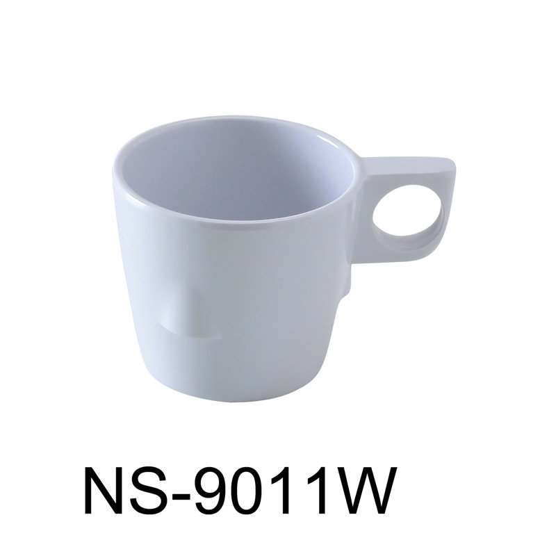 Tasse à thé en mélamine Nessico, Blanc