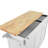 Kitchen Island with Foldable Counter Top, Kitchen Storage Cart with Slide-Out Shelf, Towel Rack and Drawer, Rolling Kitchen Cart on Wheels, for Kitchen, Living Room, Dining Room-2142381198