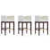 Beeley Upholstered Counter Stool with Solid Wood Frame