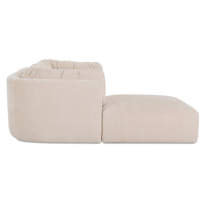 Matina Nook Modular Sectional Oatmeal, Almond Performance Chenille