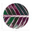 Sous-verres ronds en cuir tropical-119015385