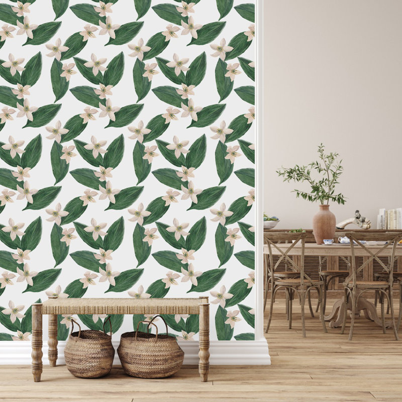 Floral Tile, 2.08' W x 18.75' L