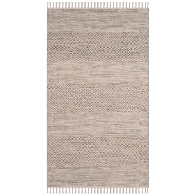Bester Hand Woven Cotton Geometric Rug