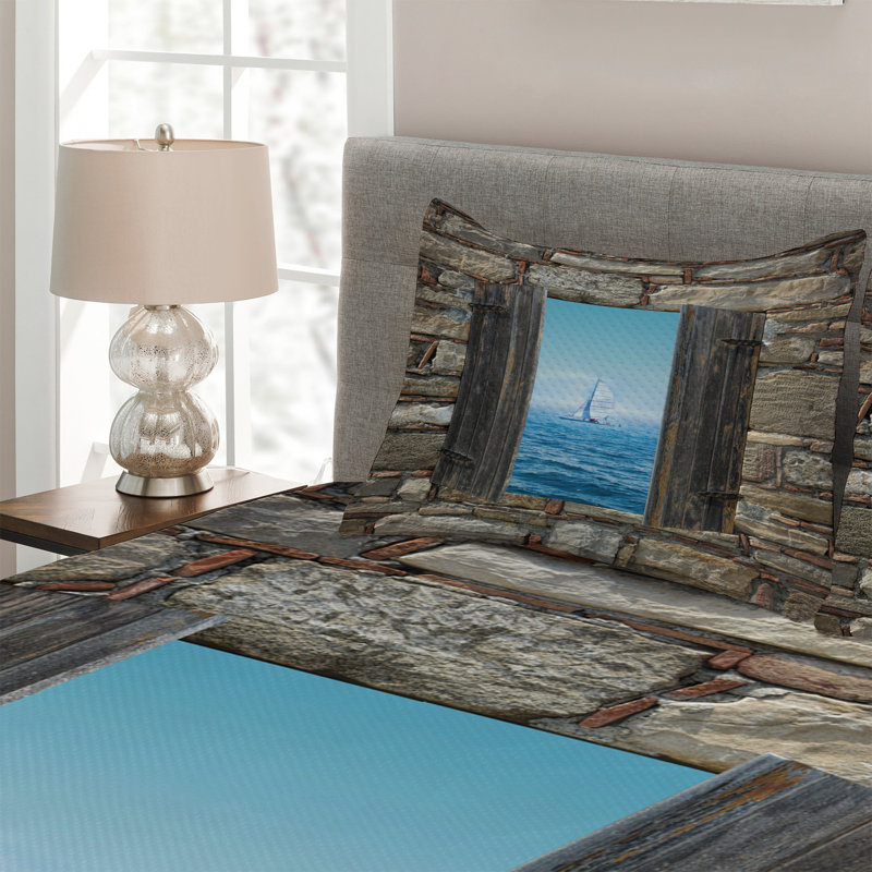Coastal Polyester Coverlet
