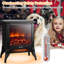 casart 37 cm W Black Electric Stove with 11082 BTU
