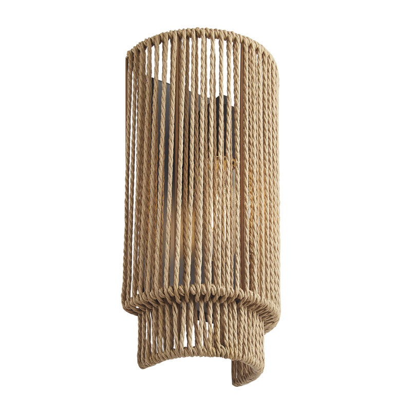 Eco - Milos ADA Natural Rope 1-Light Wall Sconce