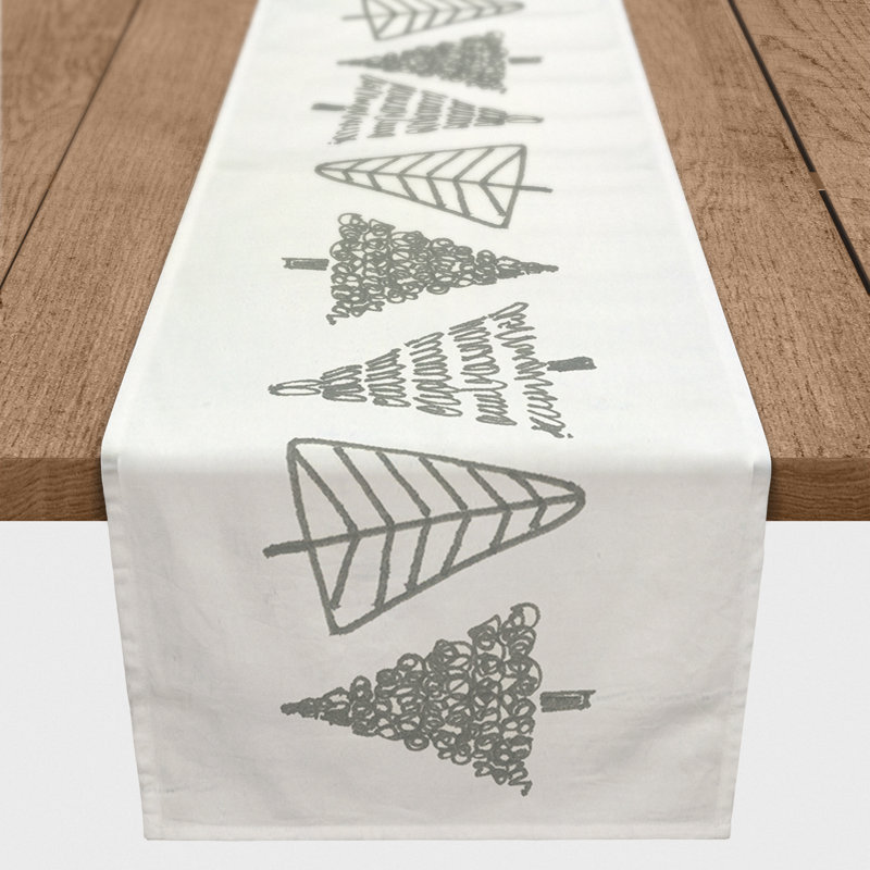 Tree Doodle Table Runner, 90" L x 16" W