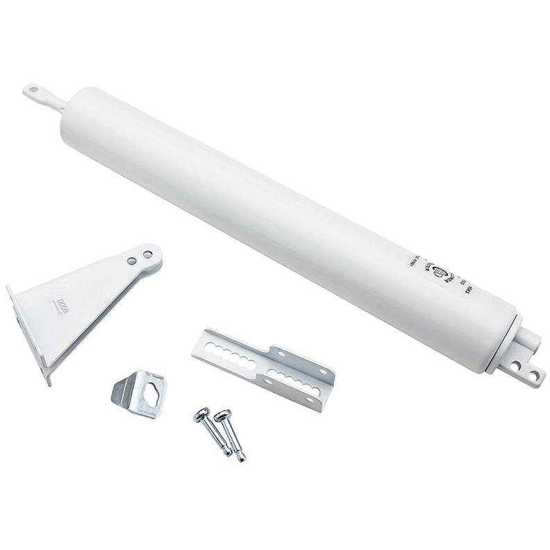 La porte robuste se ferme, Blanc