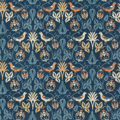 Yuki Osada Damask Wallpaper Double Roll