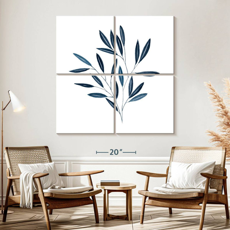 Harnek Navy Leaves II