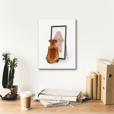 "Epic Graffiti" Mirror View "par John Hovenstine, art mural sur toile, 12 po x 16 po