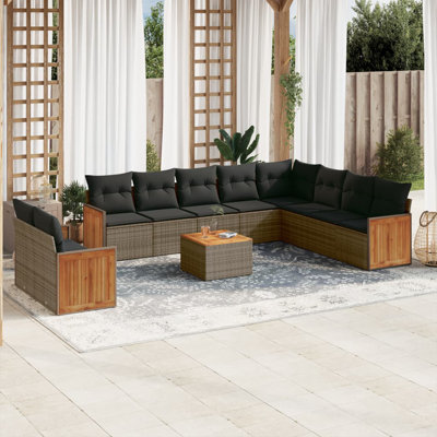 Ensemble de canapé de jardin Vidaxl
