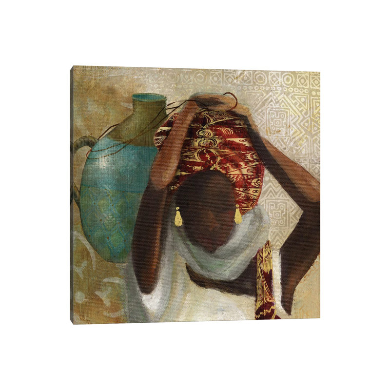 Beauty Of Africa I by Domonique Brown - Print on Canvas, Wrapped Canvas, 66.04 cm H x 66.04 cm W x 1.91 cm D
