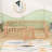 Twin Size Wooden Floor Bed With Door And Circle Of Fences-817998731