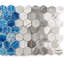 Eterna Hexx 2" x 2" Glass Mosaic Wall & Floor Tile-72256530