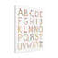 « floral alphabet », art sur toile-31873256