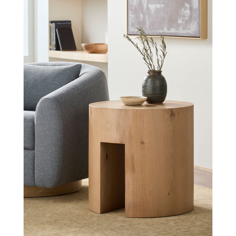 Becki Owens x Surya Whitly End Table, Brown