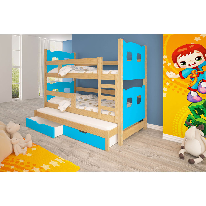 Hermoth Kids Bed by Harriet Bee, Blue